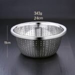 Σουρωτήρι 24cm από Ανοξείδωτο Ατσάλι 18/10
