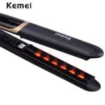 Κεραμική πρέσσα μαλλιών με υπέρυθρη θερμότητα Kemei