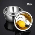 Βαθύ Μπολ Ανάμειξης 24cm από Ανοξείδωτο Ατσάλι 18/10