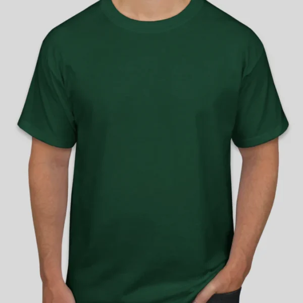 Ανδρικό Basic T-shirt 100% Cotton Dark Green