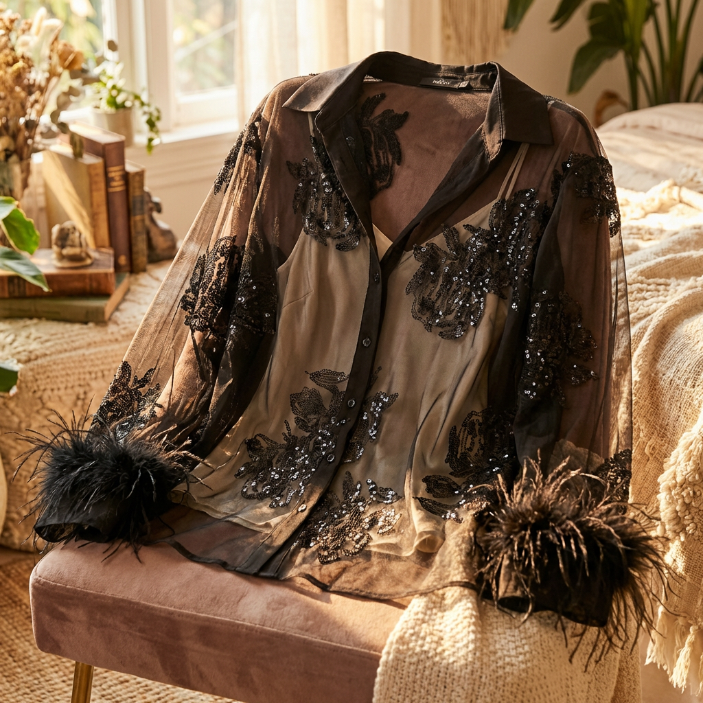 product-0-4 Μπλουζάκι πουκάμισο με Malibou - Image 1